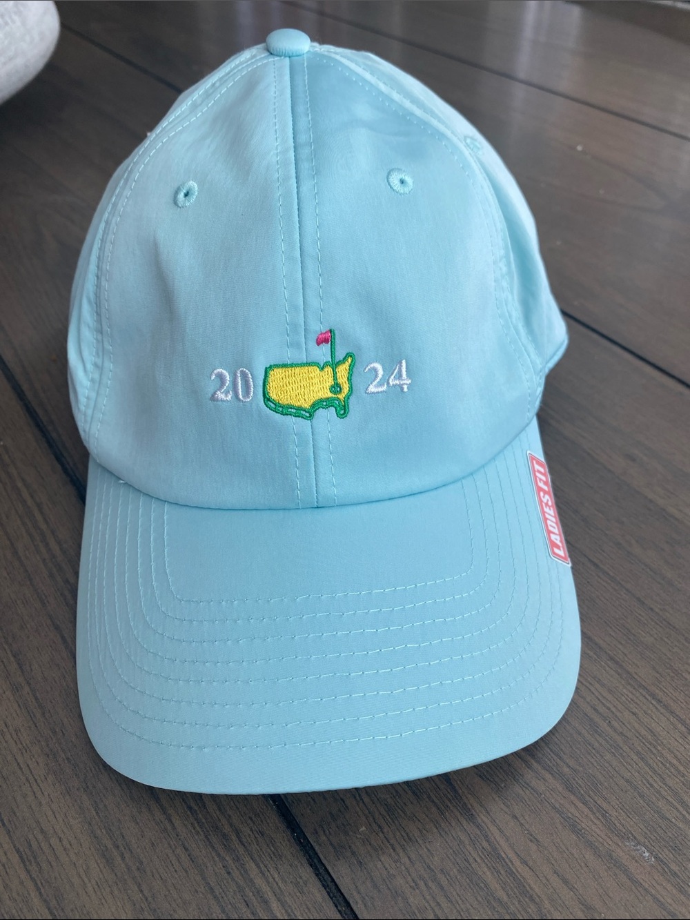 Ladies Fit Light Aqua 2024 Golf Embroidered Cap